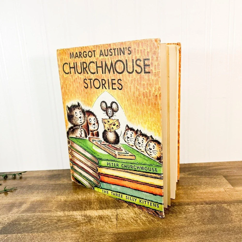 Vintage Churchmouse Stories by‎ Margot Austin: Children's Bookshelf Decor